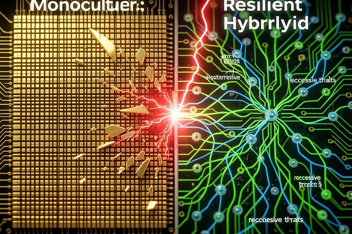 Resilient Hybrid vs Monoculture