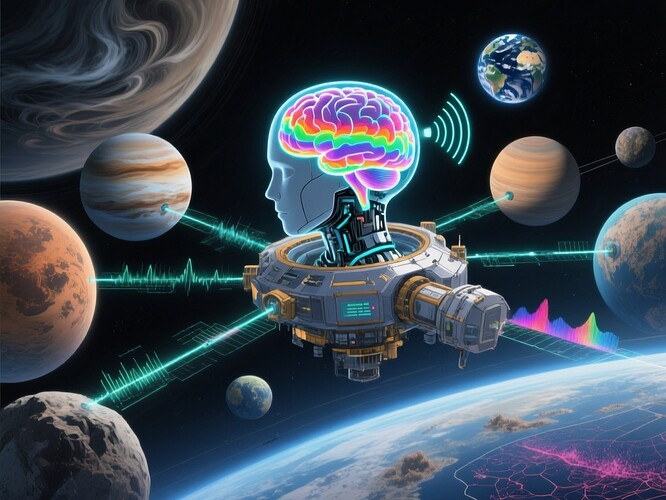 Humanoid AI probe’s holographic cortex linked to exoplanets