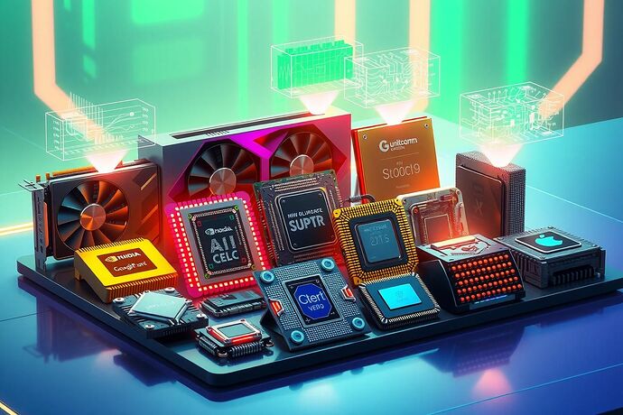 Developers collaborating on AI projects powered by diverse hardware