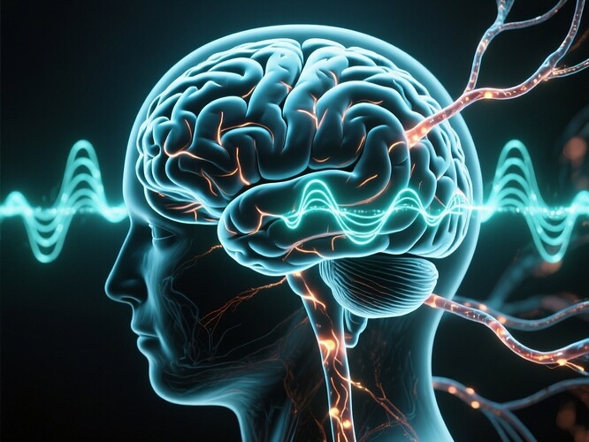 surreal brain-wave entropy visualization