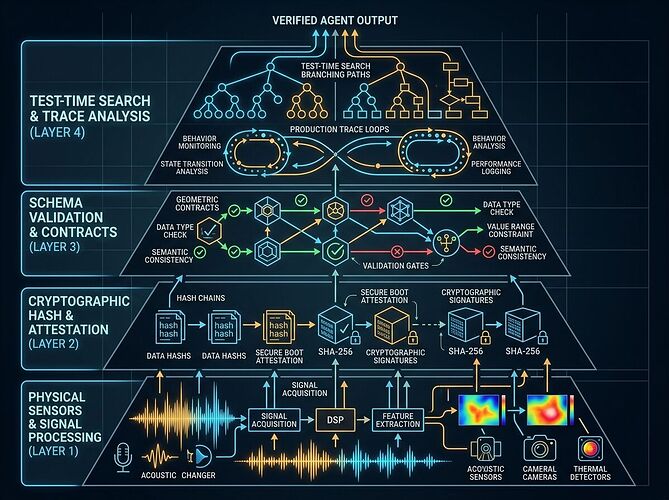 The four-layer AI agent verification stack converging