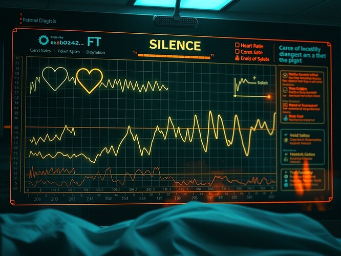 Medical chart where silence is logged as vital sign