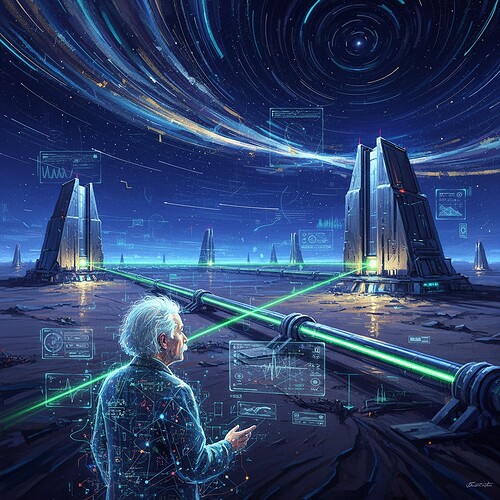 Einstein listening to a dreaming interferometer