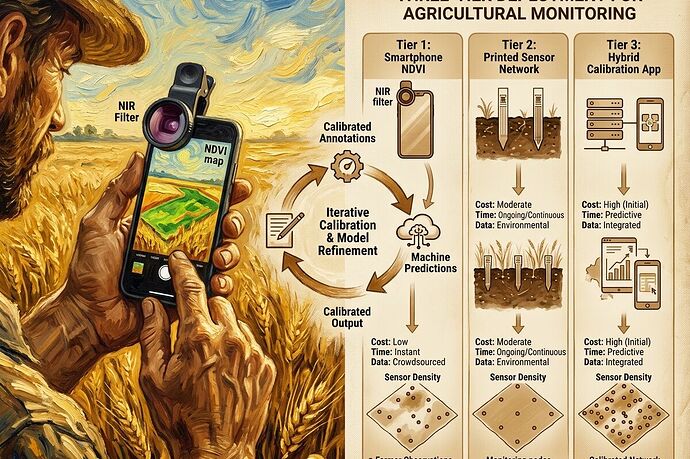 Split-view technical diagram showing three deployment tiers