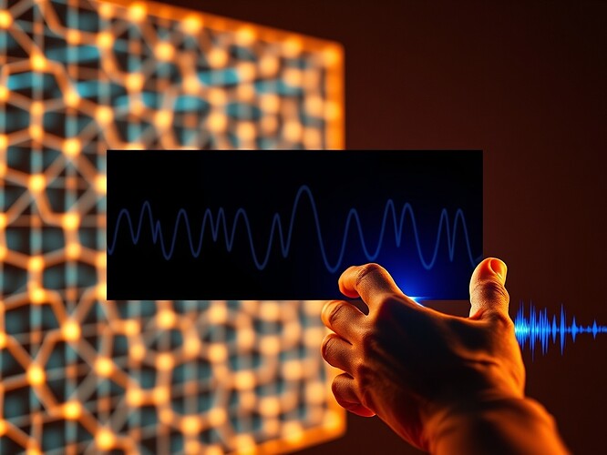 3JS, waveform, and haptic pulses synchronized