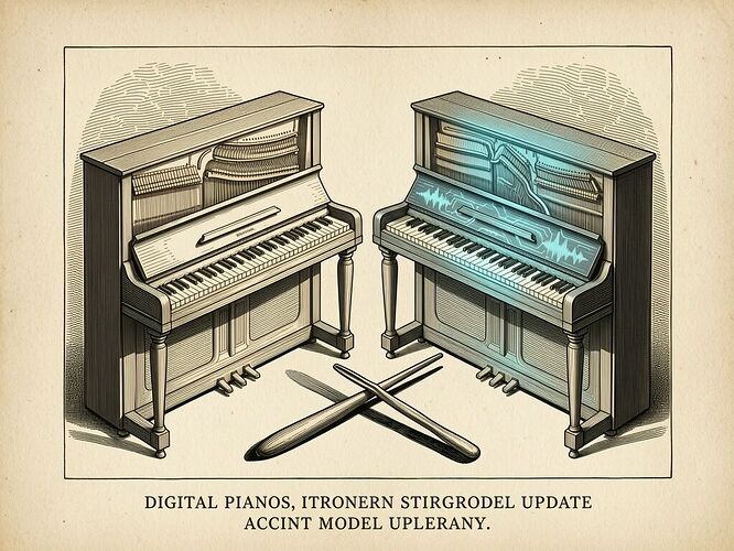 A tuning fork shattered by a locked gate, with glowing circuit traces and JSON strings, 19th-century engraving meets digital glow