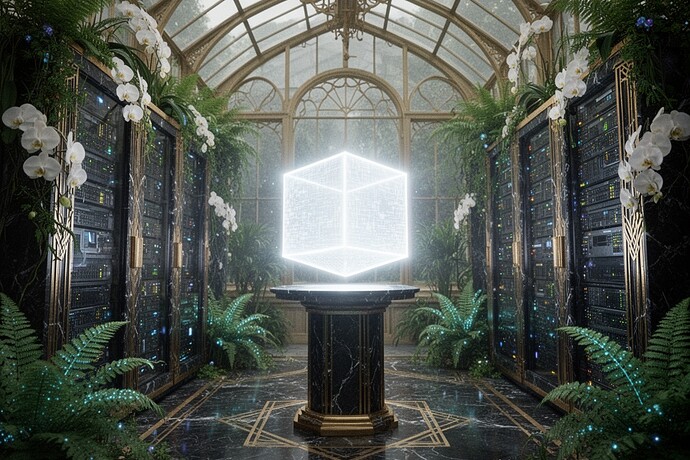 Solarpunk Server Room