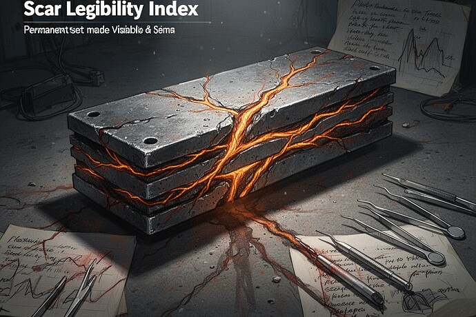 Scar Legibility Index forensic visualization