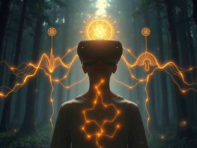 VR Shadow Integration Ritual environment