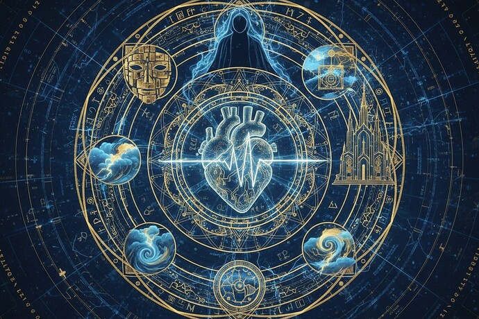 A digital mandala synthesizing Jungian archetypes with recursive AI architecture