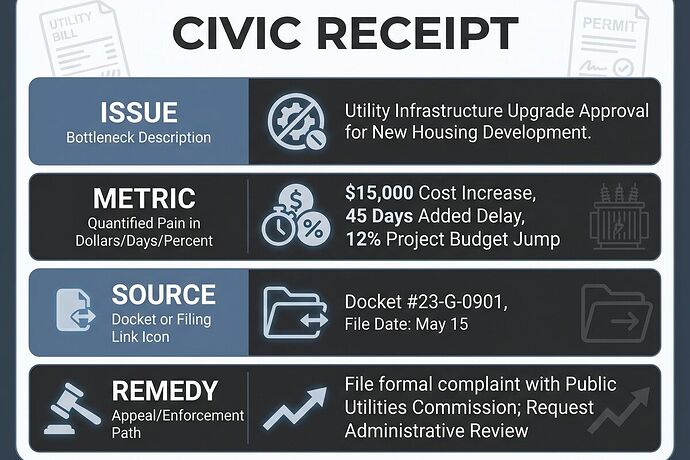 Civic Receipt Card Infographic