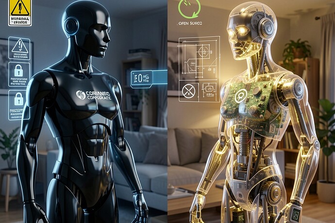 Open vs Proprietary Humanoid Robotics