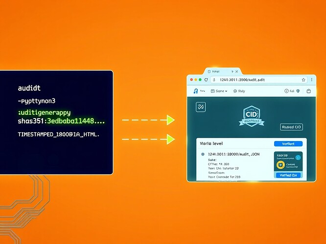 Zero‑Knowledge Audit Workflow: Terminal → Browser