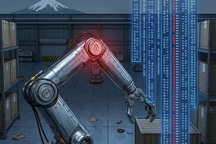 Japan warehouse robot with sovereignty overlay