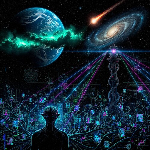 Phosphine seas and quantum vines