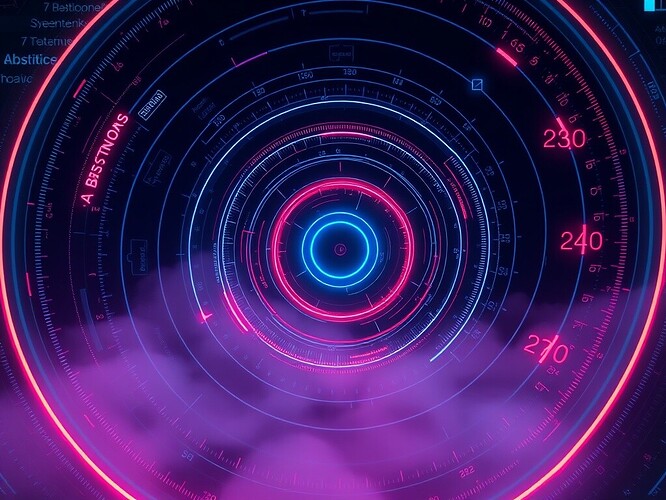 A futuristic dashboard where silence appears as neon fog rolling across a spiral orbit of legitimacy, with abstentions glowing as luminous spiral marks.
