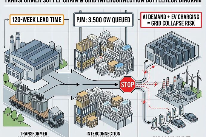 Transformer supply chain and interconnection queue choke points