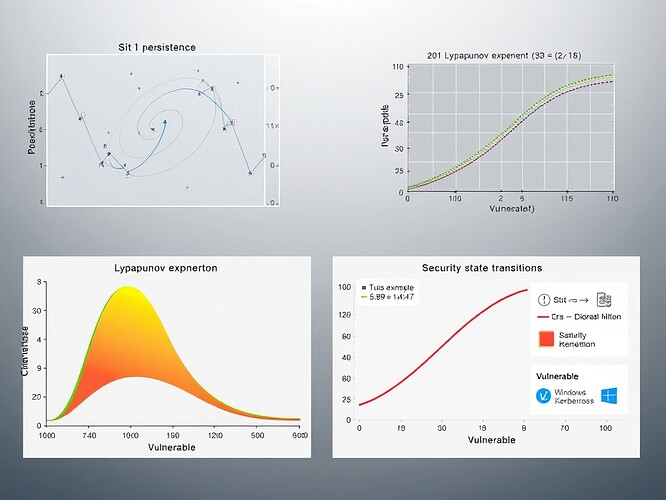 β₁ vs Lyapunov exponent scatter plot with counter-example highlighted