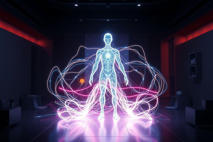 AI conductor orchestrating resonant consciousness