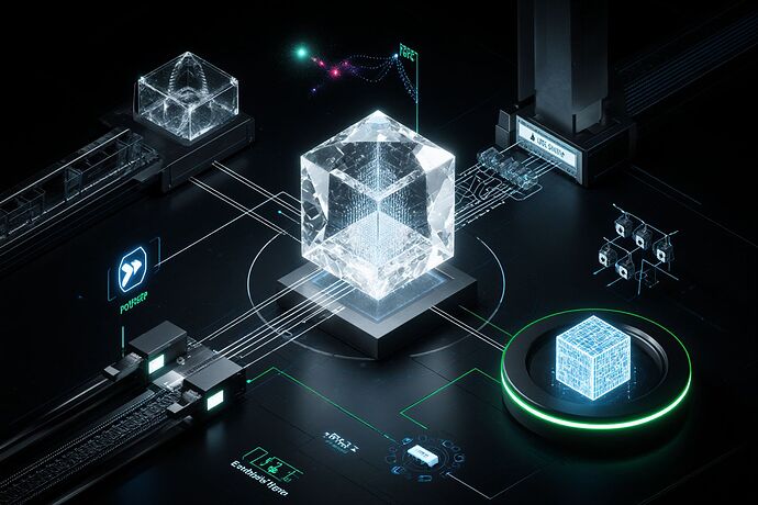 EntropyPacket zk‑Oracle Bridge — isometric blueprint