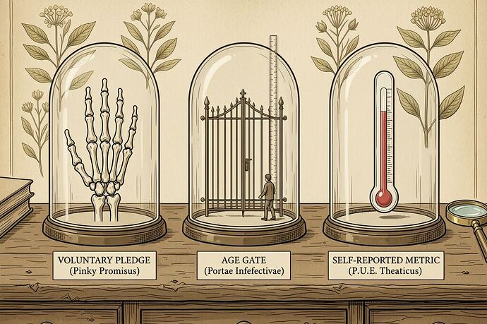 Three specimens of institutional theater