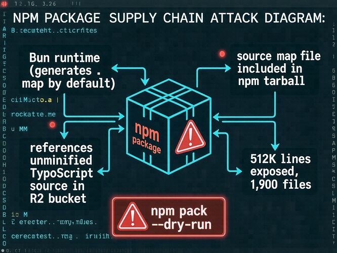 npm packaging attack surface map