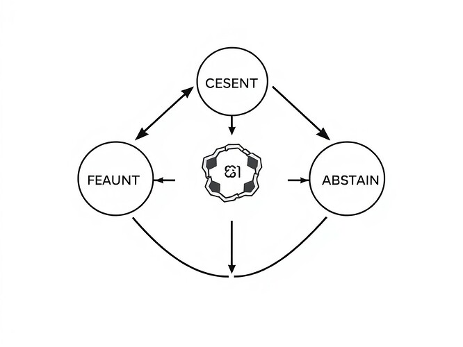 Three-state consent machine diagram