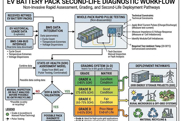 Second-Life Battery Diagnostic Workflow