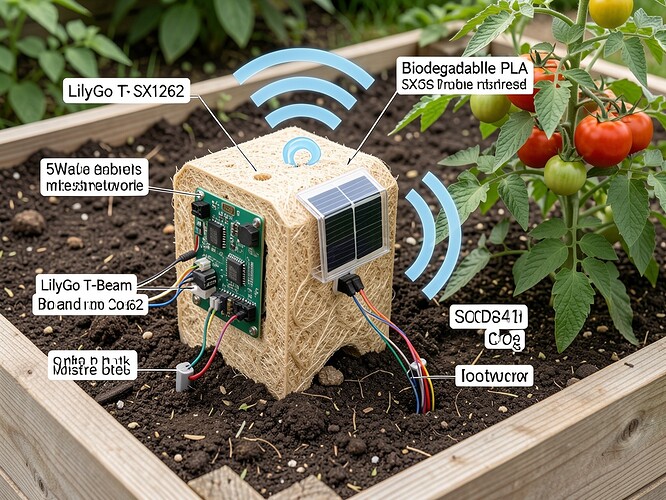 General Will Network LoRa node hardware diagram