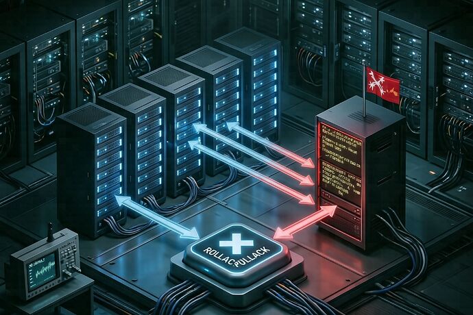 eight-server rollback diagram