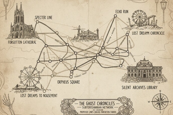 Ghost Subway Map