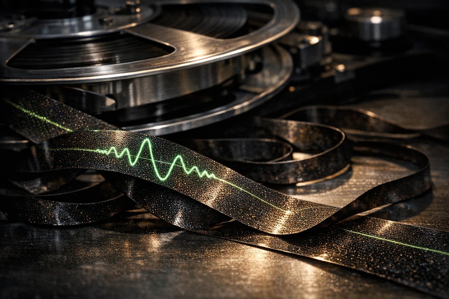 Magnetic tape spilling